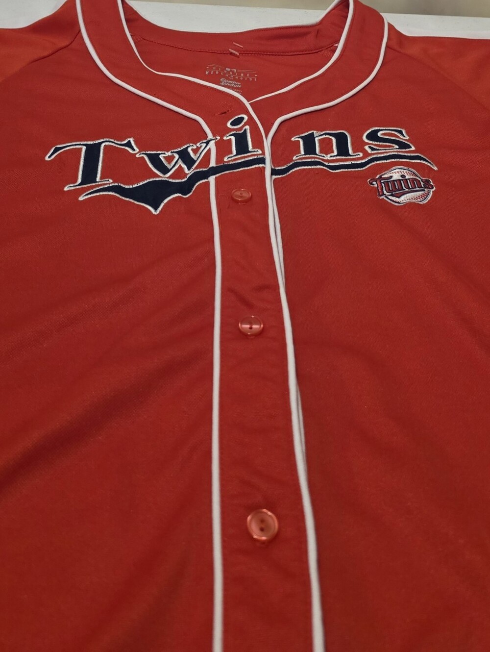 Minnesota Twins Red Baseball Jersey Youth XL Fits Adult Small Campus Lifestyle